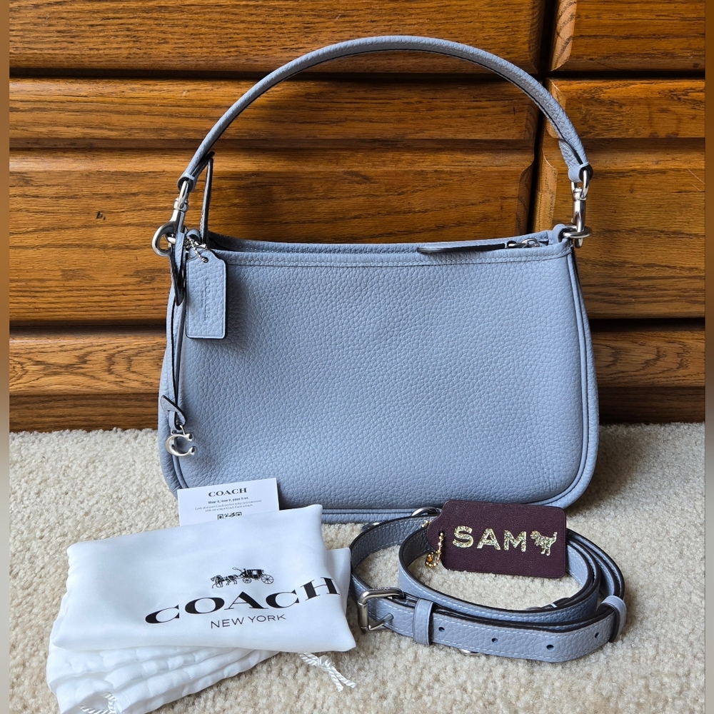 Coach Cary Crossbody Grey Blue
